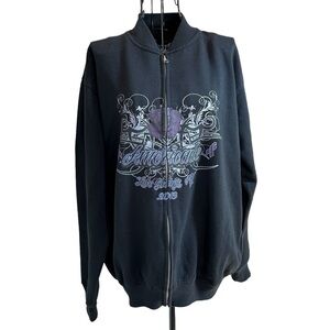 American Vintage Americade Lake George NY 2013 Full Zip Sweatshirt Black Size M